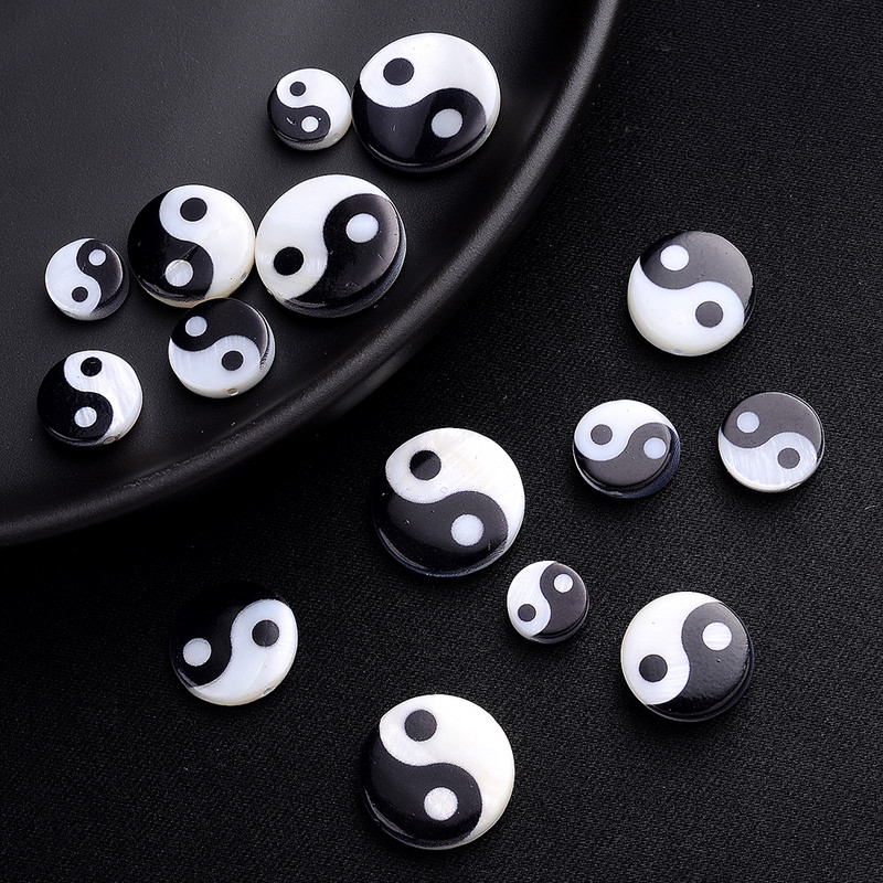 5kom Taichi perle od prirodne školjke, okrugle perle s razmakom za tračanje za izradu nakita DIY narukvica, ogrlica 8 mm 10 mm 12 mm 15 mm