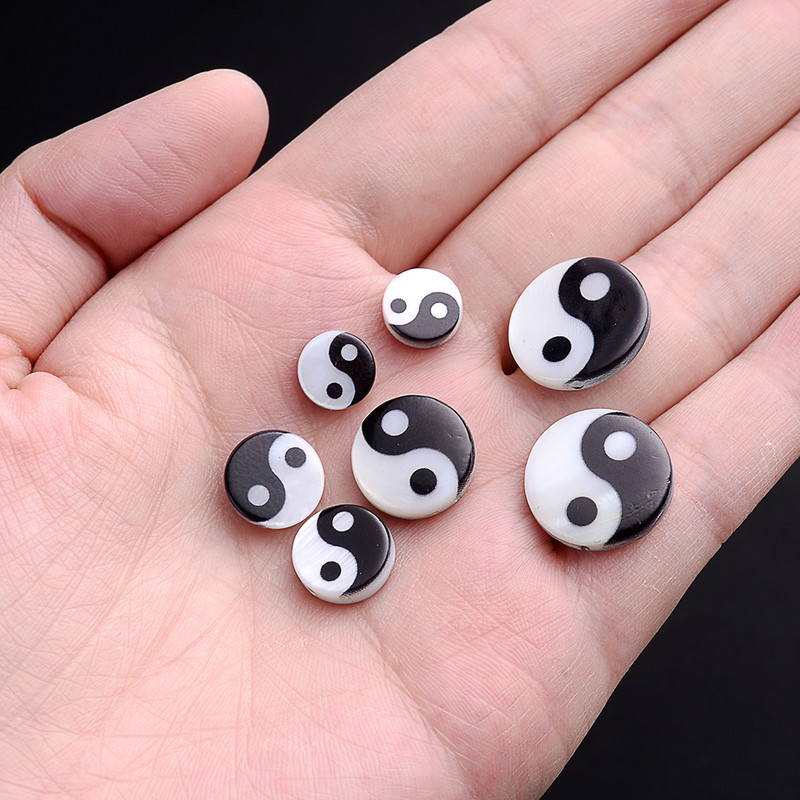 5kom Taichi perle od prirodne školjke, okrugle perle s razmakom za tračanje za izradu nakita DIY narukvica, ogrlica 8 mm 10 mm 12 mm 15 mm