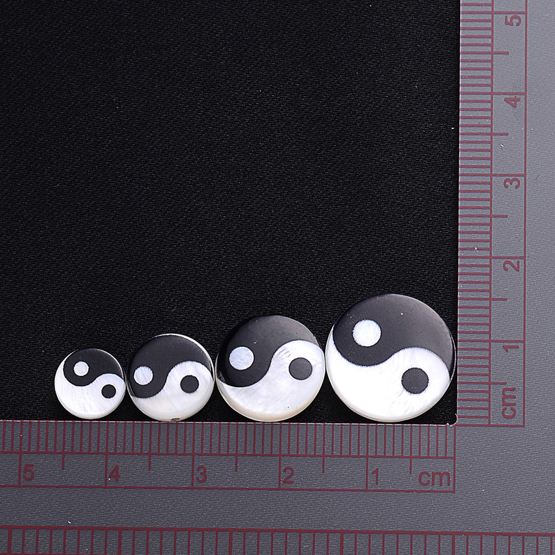 5kom Taichi perle od prirodne školjke, okrugle perle s razmakom za tračanje za izradu nakita DIY narukvica, ogrlica 8 mm 10 mm 12 mm 15 mm