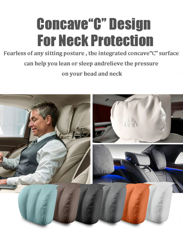 Automobilio kaklo galvos atramos pagalvė Auto sėdynės kėdė Atminties putplasčio galvos atrama Reguliuojama automobilio pagalvė kaklo atramos pagalvėlė Automobilio priedai