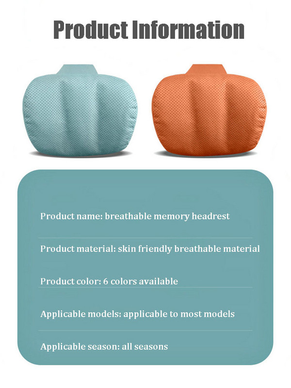 Automobilio kaklo galvos atramos pagalvė Auto sėdynės kėdė Atminties putplasčio galvos atrama Reguliuojama automobilio pagalvė kaklo atramos pagalvėlė Automobilio priedai