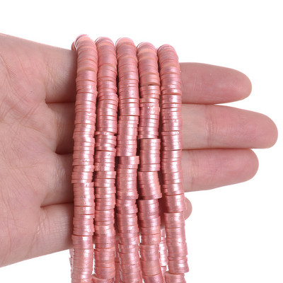 350 kom/lot 6 mm razmaknice od polimerske gline, višebojne mješovite ravne okrugle razmaknice, labave perle za izradu nakita, DIY narukvica, ogrlica