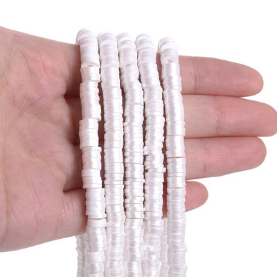 350 kom/lot 6 mm razmaknice od polimerske gline, višebojne mješovite ravne okrugle razmaknice, labave perle za izradu nakita, DIY narukvica, ogrlica