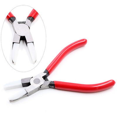 1 брой иглени клещи от неръждаема стомана Ръчен инструмент за изработка на бижута, черен 12,5 см