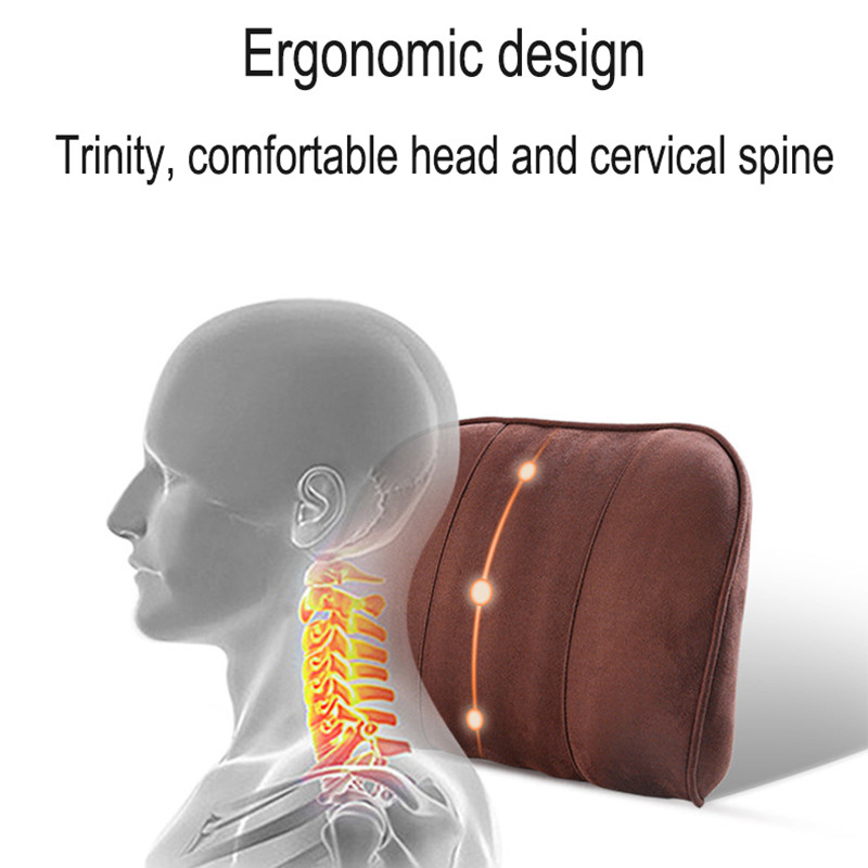 Tetiera pentru mașină Maybach Clasa S Pernă ultra moale țesătură din piele intoartă Pernă confortabilă pentru gât Suport pernă de scaun pentru universal 1buc