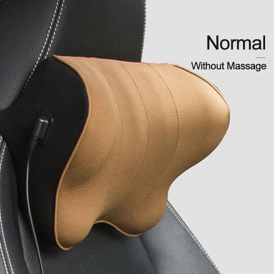 Automobilski električni masažni jastuk Auto sigurnosni dodaci Sjedalo Naslon za glavu Jastuk za vrat Simulacija ljudske masaže Putni jastuk za ured