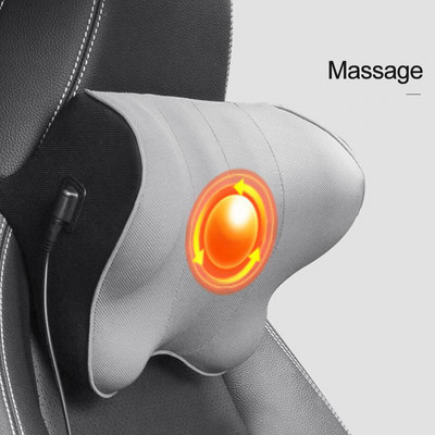 Automobilski električni masažni jastuk Auto sigurnosni dodaci Sjedalo Naslon za glavu Jastuk za vrat Simulacija ljudske masaže Putni jastuk za ured