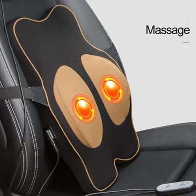 Automobilski električni masažni jastuk Auto sigurnosni dodaci Sjedalo Naslon za glavu Jastuk za vrat Simulacija ljudske masaže Putni jastuk za ured