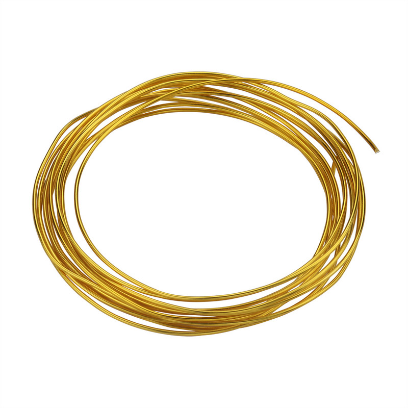 Αξεσουάρ κοσμημάτων Επιχρυσωμένο σύρμα αλουμινίου 1mm/1,2mm/1,5mm/2mm/2,5mm/3mm Μεταλλικό σύρμα αλουμινίου για ευρήματα κοσμημάτων DIY