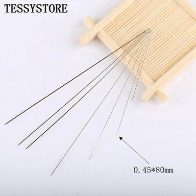 50 komada različitih duljina izduženih metalnih igala za izradu perli za alate za izradu nakita Alat za uvlačenje užeta