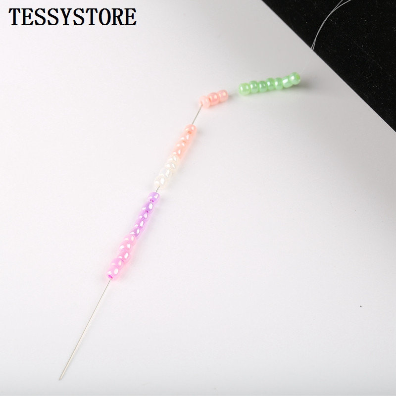 50 komada različitih duljina izduženih metalnih igala za izradu perli za alate za izradu nakita Alat za uvlačenje užeta