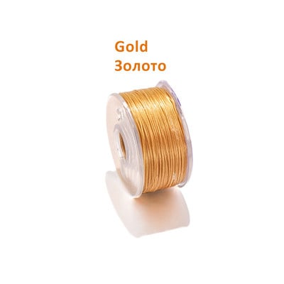 50 γιάρδες/ρολό Ειδική επίστρωση Beading Threads for Seed Beads Νήμα κορδόνι κατασκευής κοσμημάτων για DIY Αξεσουάρ κατασκευής κοσμημάτων βραχιολιών