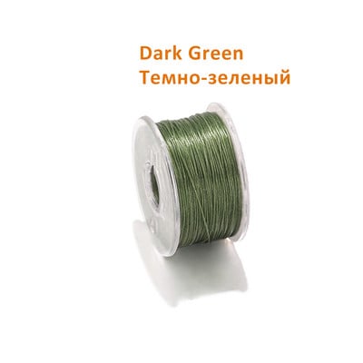 50 γιάρδες/ρολό Ειδική επίστρωση Beading Threads for Seed Beads Νήμα κορδόνι κατασκευής κοσμημάτων για DIY Αξεσουάρ κατασκευής κοσμημάτων βραχιολιών