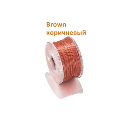 50 γιάρδες/ρολό Ειδική επίστρωση Beading Threads for Seed Beads Νήμα κορδόνι κατασκευής κοσμημάτων για DIY Αξεσουάρ κατασκευής κοσμημάτων βραχιολιών