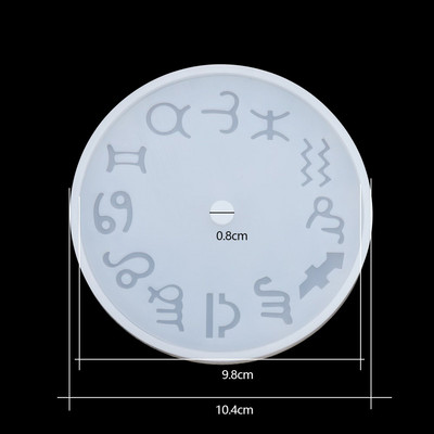 1kom Silikonski kalup za sat s arapskim brojevima Ručno izrađeni zanatski sat Kalupi od epoksidne smole za DIY izradu nakita Pribor za pronalaženje alata