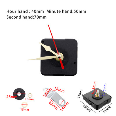 1kom Silikonski kalup za sat s arapskim brojevima Ručno izrađeni zanatski sat Kalupi od epoksidne smole za DIY izradu nakita Pribor za pronalaženje alata