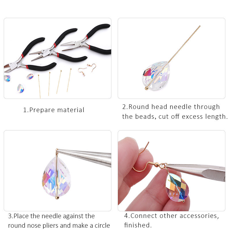 50 vnt / 100 vnt nerūdijančio plieno rutulinių galvučių kaiščiai, paauksuoti smeigtukai.