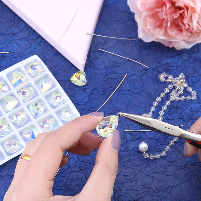 50 vnt / 100 vnt nerūdijančio plieno rutulinių galvučių kaiščiai, paauksuoti smeigtukai.