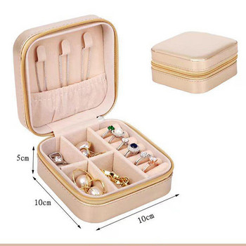 1PC New Jewelry Organizer Εμφάνιση Κουτί αποθήκευσης Ταξιδιωτικά Σκουλαρίκια Κολιέ Δαχτυλίδι Θήκη Κουτιά κοσμημάτων Шкатулка Для Украшений