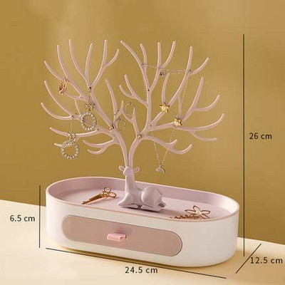 Papuošalų stovas Ragai Auskarai Kaklo papuošalai Žiedai Vitrinos Apyrankės Elniai Papuošalai Organizatorių Dėklai Stovas Padėklas Medžiai Dovanos moterims