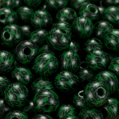20/50 komada 10 mm obojene drvene perle s prirodnim uzorkom leoparda Ručno izrađene labave perle s odstojnicima za izradu nakita Dodaci za DIY narukvice