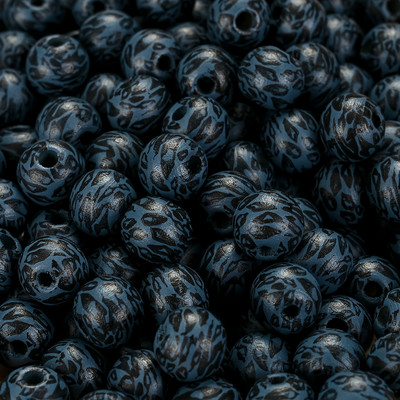 20/50 komada 10 mm obojene drvene perle s prirodnim uzorkom leoparda Ručno izrađene labave perle s odstojnicima za izradu nakita Dodaci za DIY narukvice