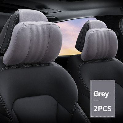 Aukštos kokybės atminties putplasčio automobilio galvos atramos pagalvė S klasės minkšta pagalvė, zomšinis audinys, patogios kaklo pagalvės sėdynės pagalvėlės atrama