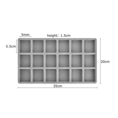 Flocked bead lenta karoliukais papuošalų gamybos matavimo įrankis „pasidaryk pats“ apyrankės, karolių priedai, paieškos organizatoriaus padėklas amatų įrankis