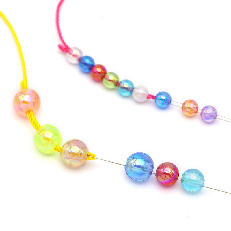 5 TK avatud kumerad pärlimisnõelad Ehete valmistamise tööriistad Roostevabast terasest nõel helmeste keermestamiseks DIY kaelakee käevõru