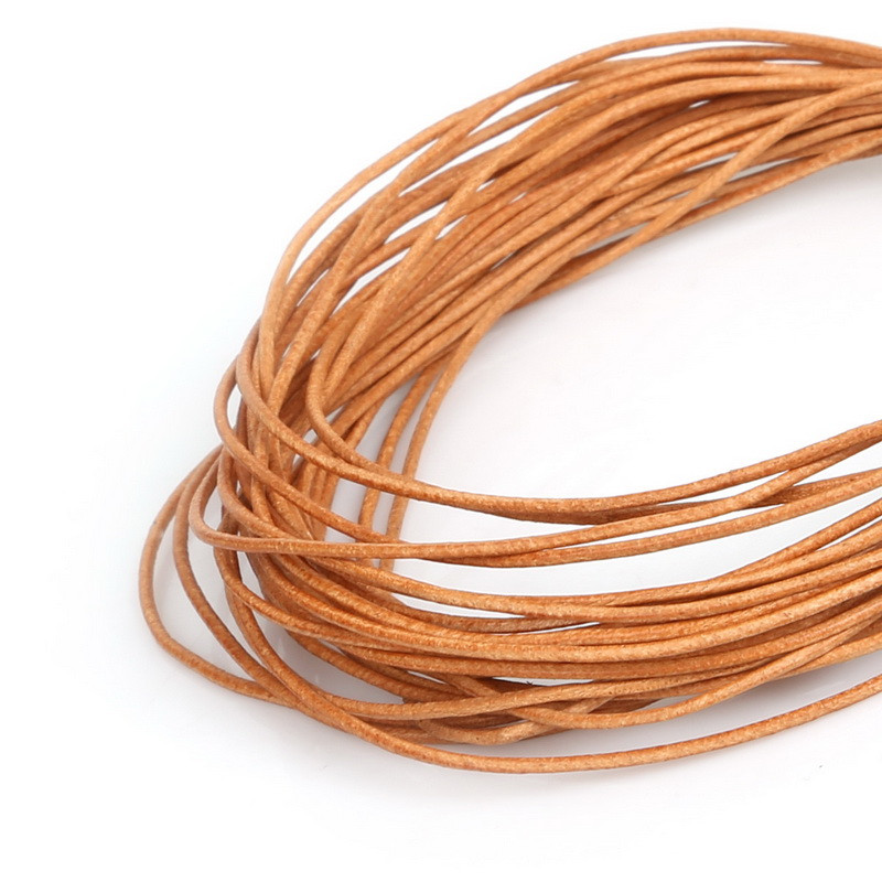 5 metara prirodne boje od prave kožne uzice okruglog užeta za DIY ogrlicu, narukvicu, uže za nakit promjera 1/1,5/2/3 mm