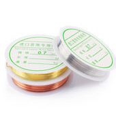 0,2-1 mm bakrena žica metalna nit DIY žica za nakit Zlato/srebro/ružičasto zlato Žica za rukotvorine za izradu nakita Biseri Perle Naušnice Rukotvorine