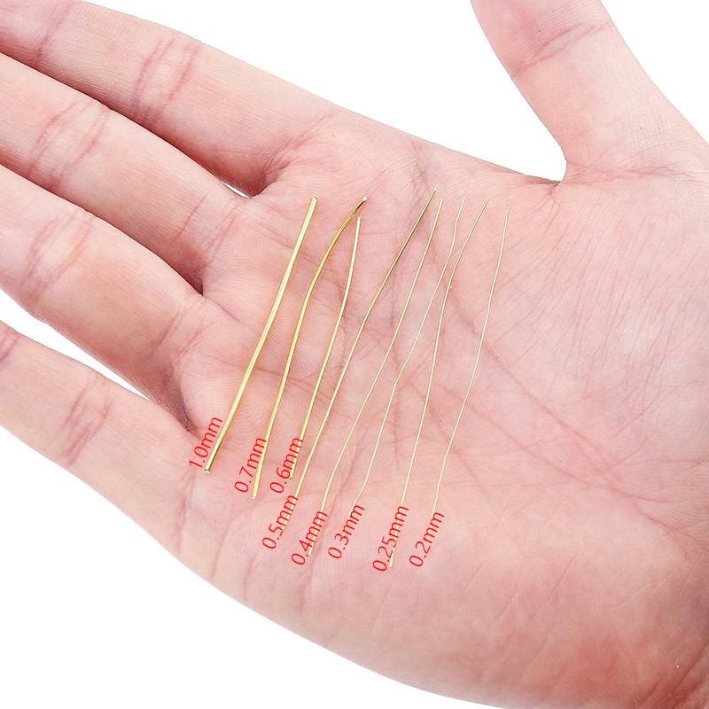 0,2-1 mm bakrena žica metalna nit DIY žica za nakit Zlato/srebro/ružičasto zlato Žica za rukotvorine za izradu nakita Biseri Perle Naušnice Rukotvorine