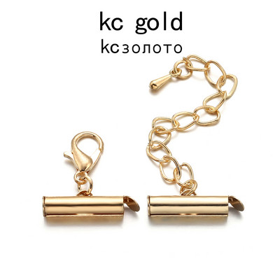 10 kompleta/lot 10-40 mm jastog kopče kuke krajnji konektori narukvice klizna kopča produžni lanac za DIY izradu nakita Nalaz