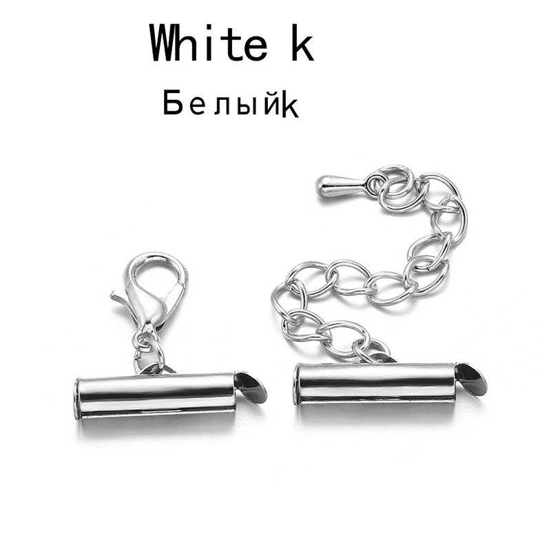 10 kompleta/lot 10-40 mm jastog kopče kuke krajnji konektori narukvice klizna kopča produžni lanac za DIY izradu nakita Nalaz