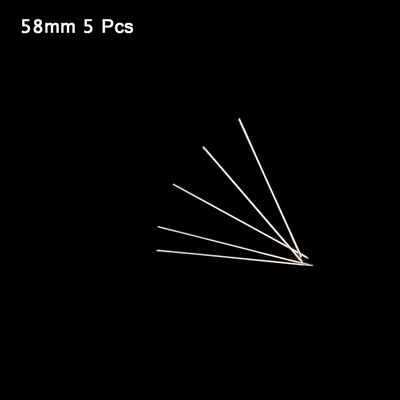 WLYeeS 5Pcs Zakrivljene igle za perle sa središnjim otvorom Alati od nehrđajućeg čelika Igle za perle Uvlačenje konaca Uzica Jednostavna izrada nakita