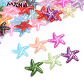 50 komada 20 mm morske zvijezde ABS imitacija bisera zakrpa višebojni materijal za uljepšavanje mobitela diy nakit krem smola dodaci