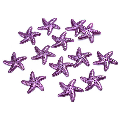 50 komada 20 mm morske zvijezde ABS imitacija bisera zakrpa višebojni materijal za uljepšavanje mobitela diy nakit krem smola dodaci
