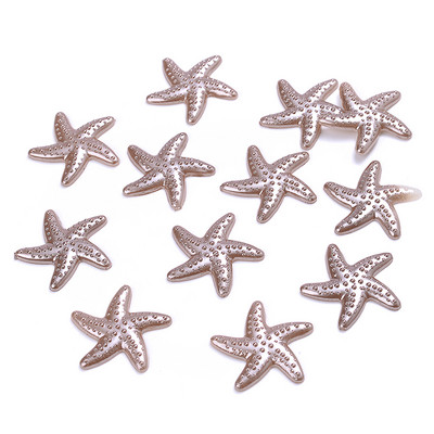 50 komada 20 mm morske zvijezde ABS imitacija bisera zakrpa višebojni materijal za uljepšavanje mobitela diy nakit krem smola dodaci