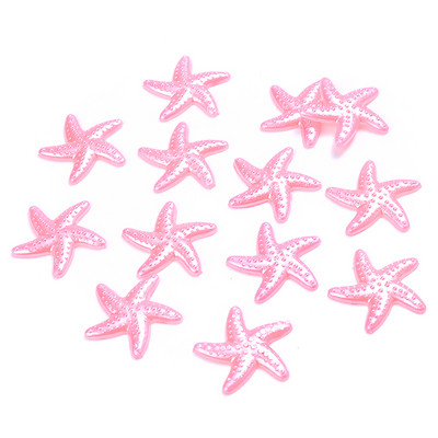 50 komada 20 mm morske zvijezde ABS imitacija bisera zakrpa višebojni materijal za uljepšavanje mobitela diy nakit krem smola dodaci