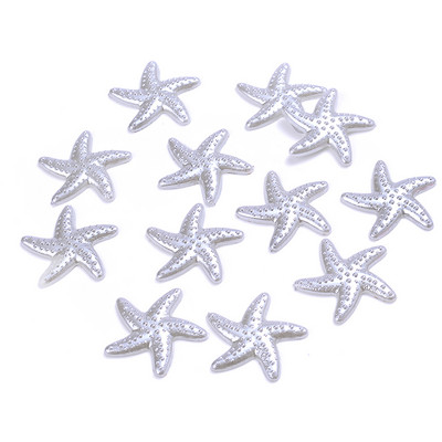 50 komada 20 mm morske zvijezde ABS imitacija bisera zakrpa višebojni materijal za uljepšavanje mobitela diy nakit krem smola dodaci