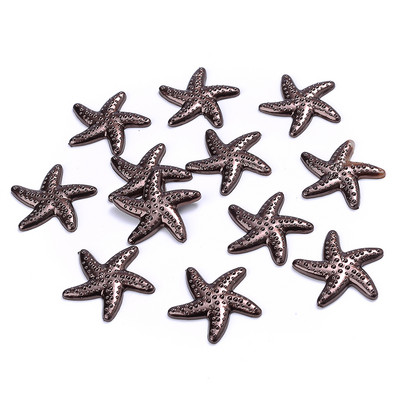 50 komada 20 mm morske zvijezde ABS imitacija bisera zakrpa višebojni materijal za uljepšavanje mobitela diy nakit krem smola dodaci