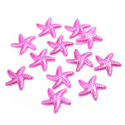 50 komada 20 mm morske zvijezde ABS imitacija bisera zakrpa višebojni materijal za uljepšavanje mobitela diy nakit krem smola dodaci