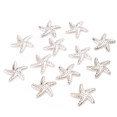 50 komada 20 mm morske zvijezde ABS imitacija bisera zakrpa višebojni materijal za uljepšavanje mobitela diy nakit krem smola dodaci