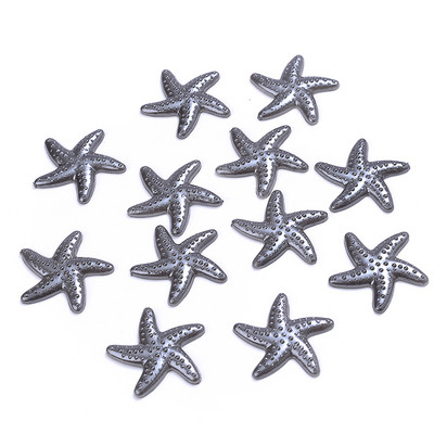 50 komada 20 mm morske zvijezde ABS imitacija bisera zakrpa višebojni materijal za uljepšavanje mobitela diy nakit krem smola dodaci