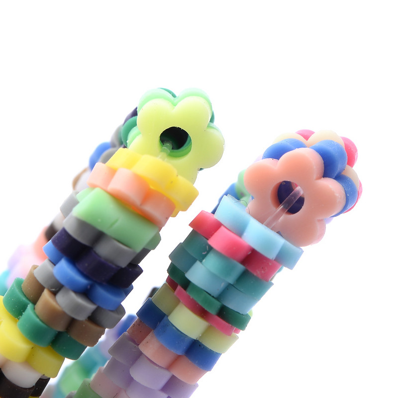 330 kom/žici 5 mm polimerske gline razmaknice perle u obliku cvijeta boho kriške perle za nakit DIY izrada narukvica ogrlica veleprodaja