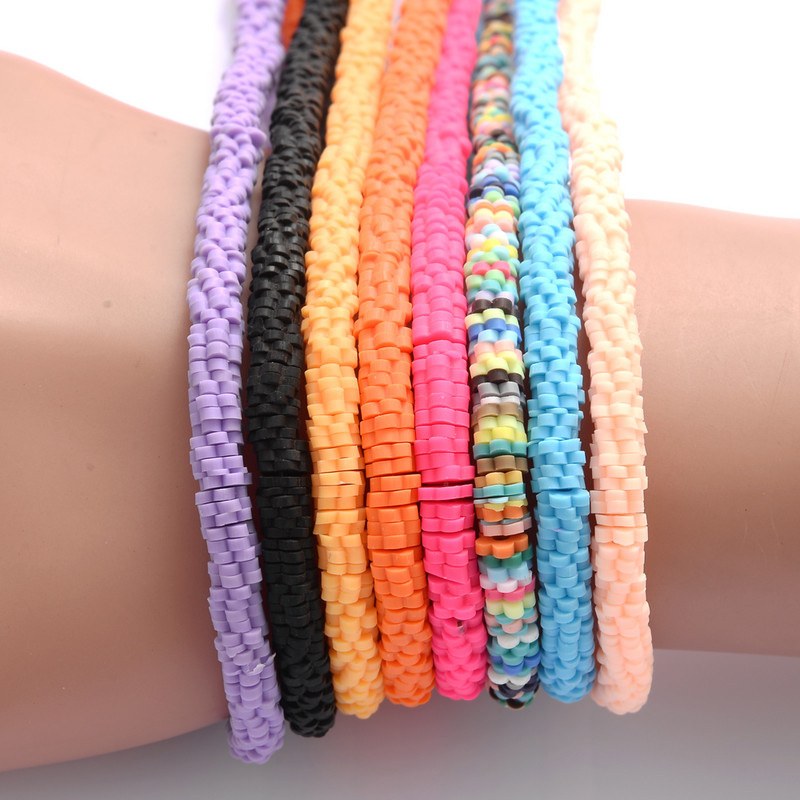 330 kom/žici 5 mm polimerske gline razmaknice perle u obliku cvijeta boho kriške perle za nakit DIY izrada narukvica ogrlica veleprodaja