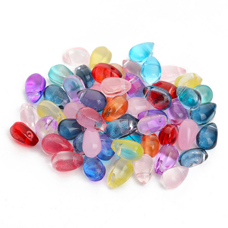 6*9 mm prozirne ovalne vodene perle kristalne odstojne perle za ručno izrađen nakit privjesak DIY privjesci materijal narukvice 30 kom