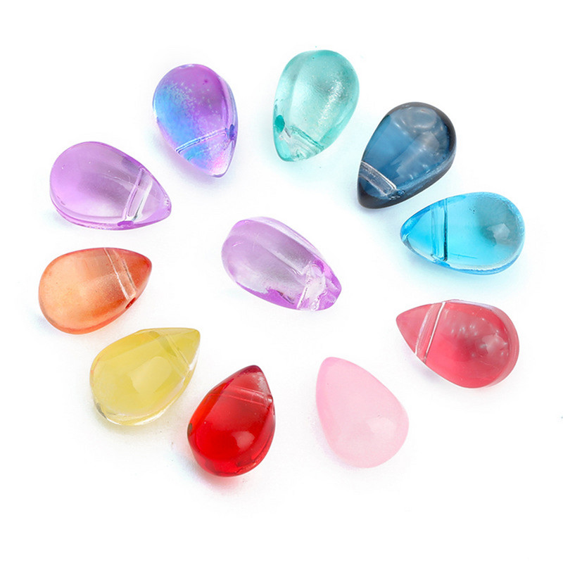 6*9 mm prozirne ovalne vodene perle kristalne odstojne perle za ručno izrađen nakit privjesak DIY privjesci materijal narukvice 30 kom