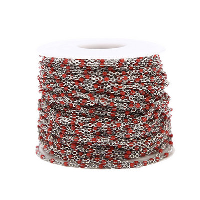 2 metra 1,5 mm širine zlatni lanac od nehrđajućeg čelika, emajlirani satelitski lanac za kabel za narukvicu, ogrlicu, izradu gležnjača