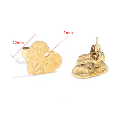 10 τμχ Σκουλαρίκια Σκουλαρίκια Βάση Σκουλαρίκια από ανοξείδωτο ατσάλι Βάση Σκουλαρίκια με μοτίβο σελήνης Σκουλαρίκια DIY Σκουλαρίκια Προμήθειες κατασκευής κοσμημάτων